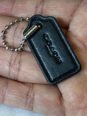 Coach mini Hangtag Keychain Charm